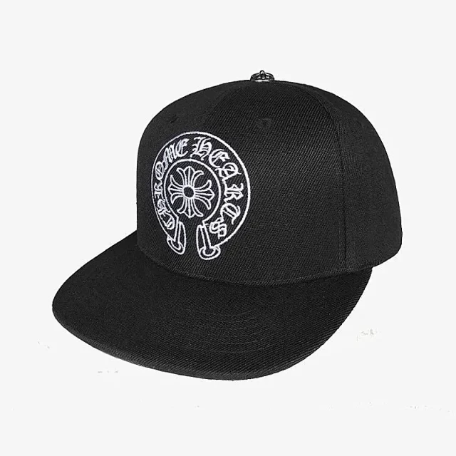 Chrome Hearts Hats Embroidered Logo Patch Flat-Brim Cap product detail image 31