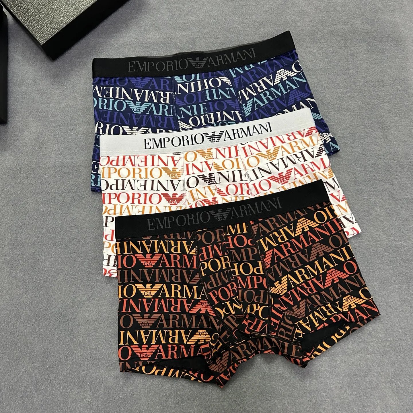 Givenchy Boxer Briefs with Crystal Detail Black, White, Mint Green Underwear - 9