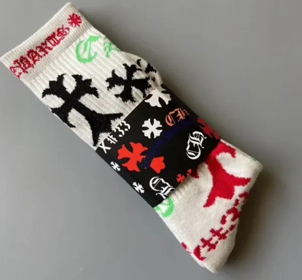 Chrome Hearts Cross Motif Socks Multicolor - 1