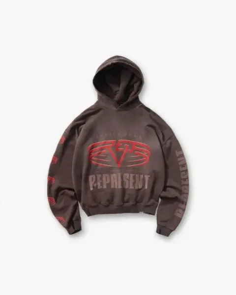 Represent x Van Halen Legacy Tour Brown Hoodie - 1