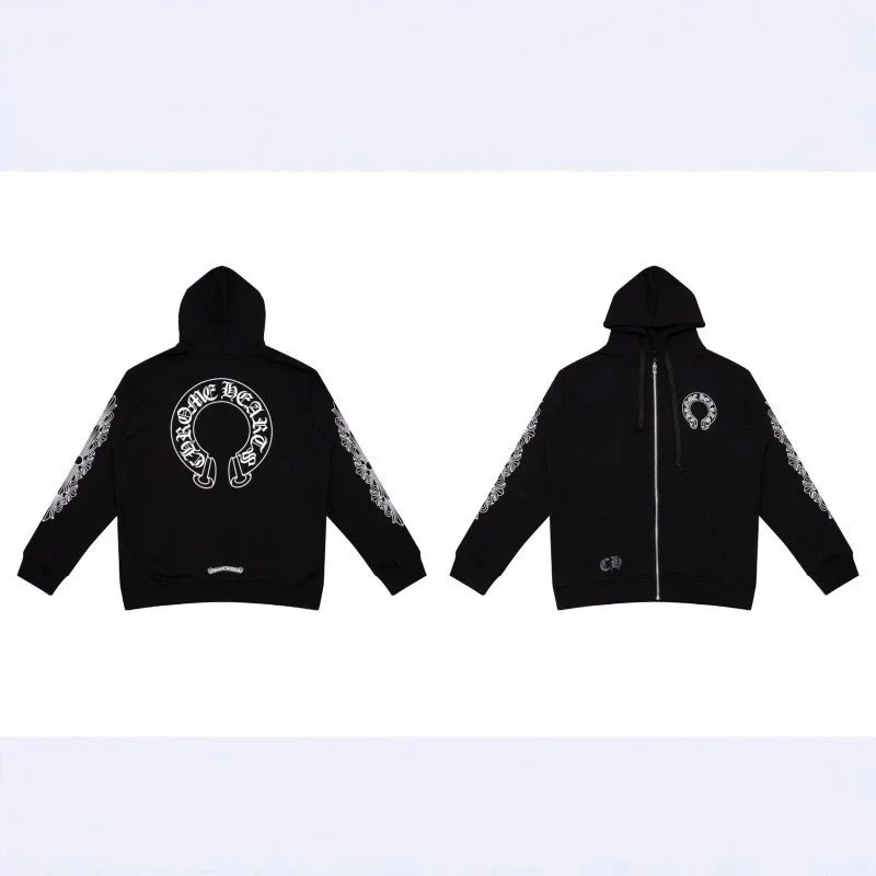 Chrome Hearts Zip-Up Hoodie