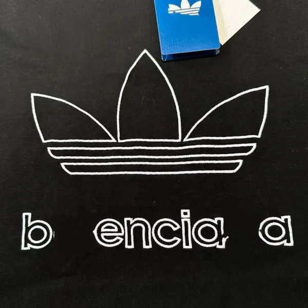 Balenciaga x Adidas Originals Outline Logo T-Shirt White - 8