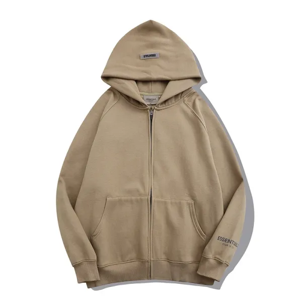Fear of God Essentials Hoodie Black/White/Gray/Army Green/Burgundy/Lavender/Yellow Sweatshirt - 11