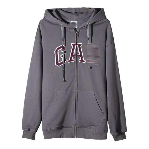 GAP Logo Zip-Up Hoodie Sky Blue - 9