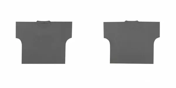 Design Basic Oversized T-Shirt Gray - 1
