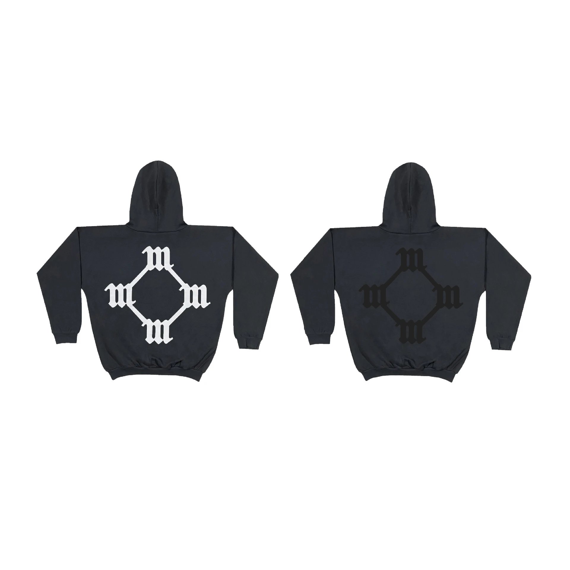 Off-White Arrow Logo Hoodie Charcoal Gray Hoodie - 22