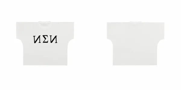 Design IΣN White Oversized T-Shirt - 1