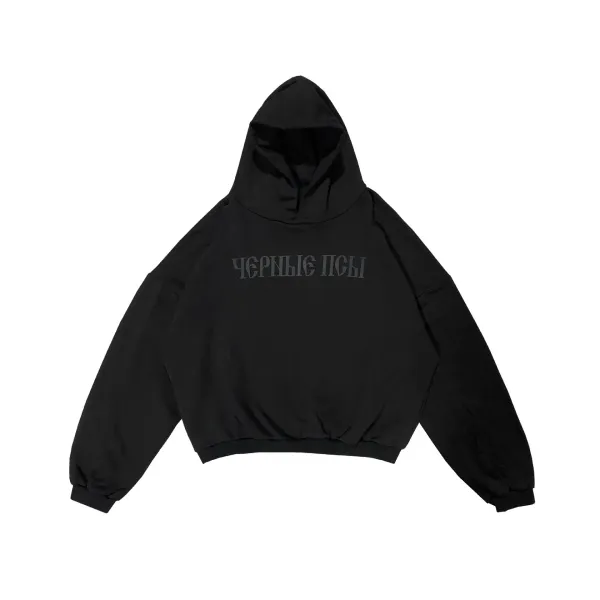Черные Псы Cropped Hoodie Black - 1