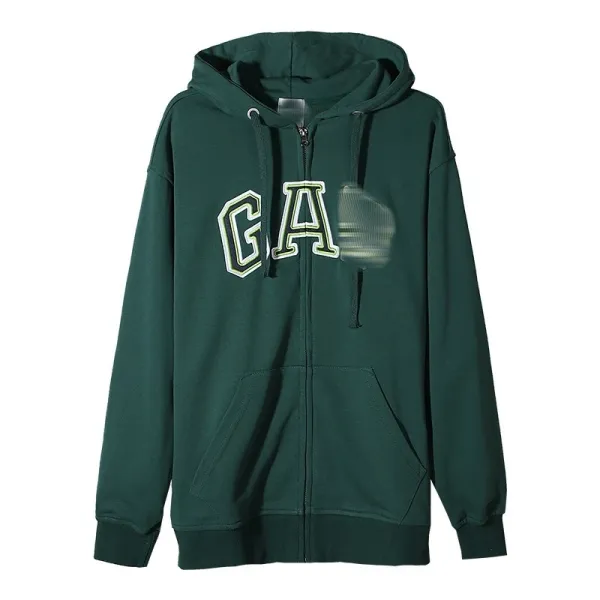 GAP Logo Zip-Up Hoodie Sky Blue - 10