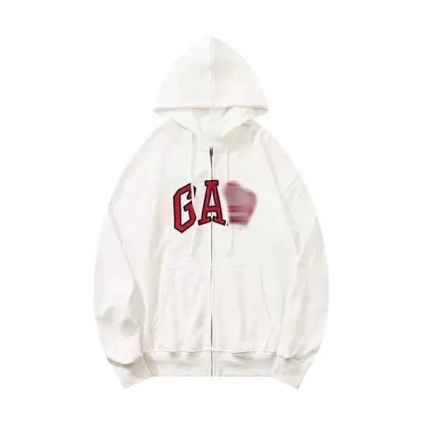 GAP Logo Zip-Up Hoodie Sky Blue - 17