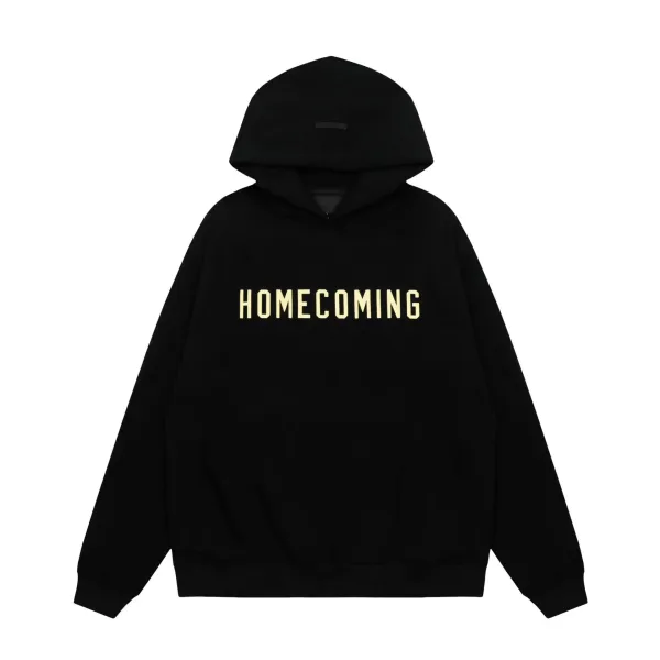 Fear of God Essentials Hoodie Black/White/Gray/Army Green/Burgundy/Lavender/Yellow Sweatshirt - 39