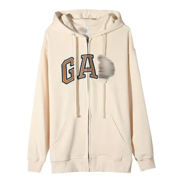 GAP Logo Zip-Up Hoodie Sky Blue - 4