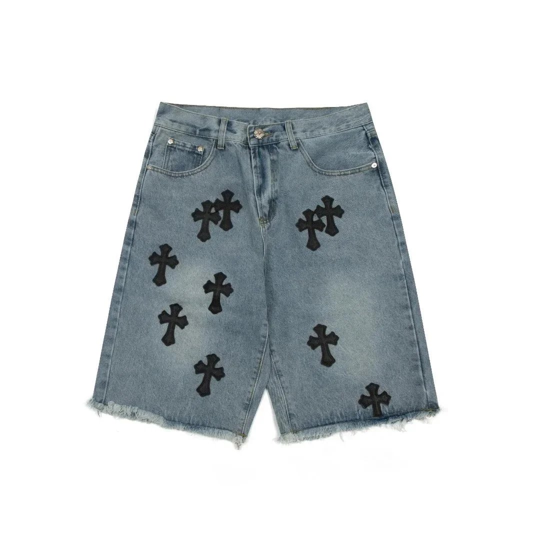 Chrome Hearts Cross Denim Shorts photo 6