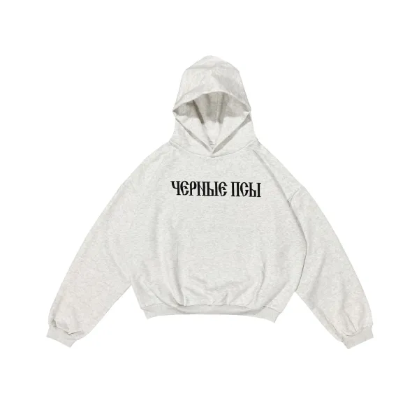 Off-White Arrow Logo Hoodie Charcoal Gray Hoodie - 6