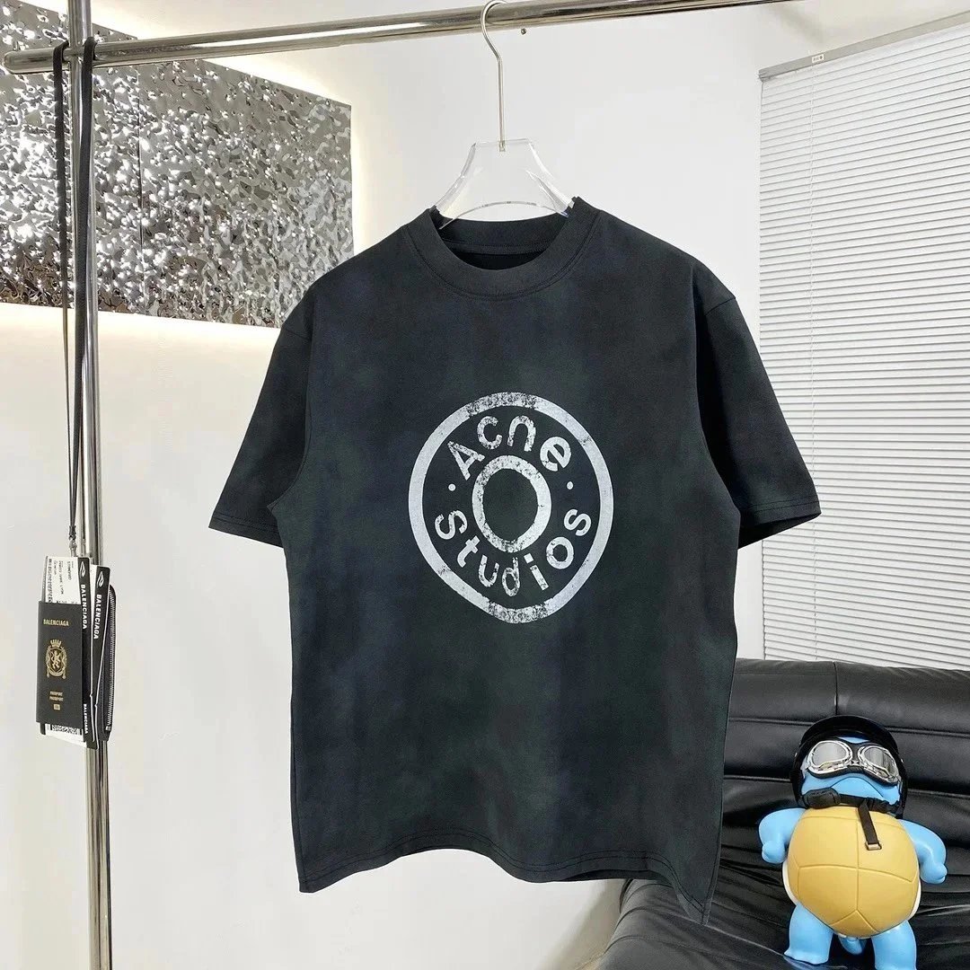Letter Distressed Heavy Weight Cotton T-Shirt photo 7