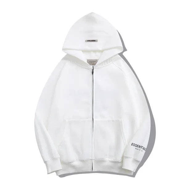 Fear of God Essentials Hoodie Black/White/Gray/Army Green/Burgundy/Lavender/Yellow Sweatshirt - 10