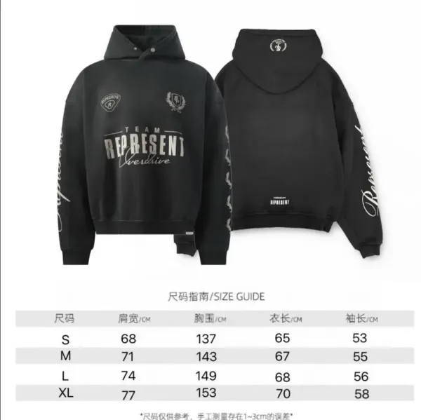 Represent Belstaff Black Hoodie - 2