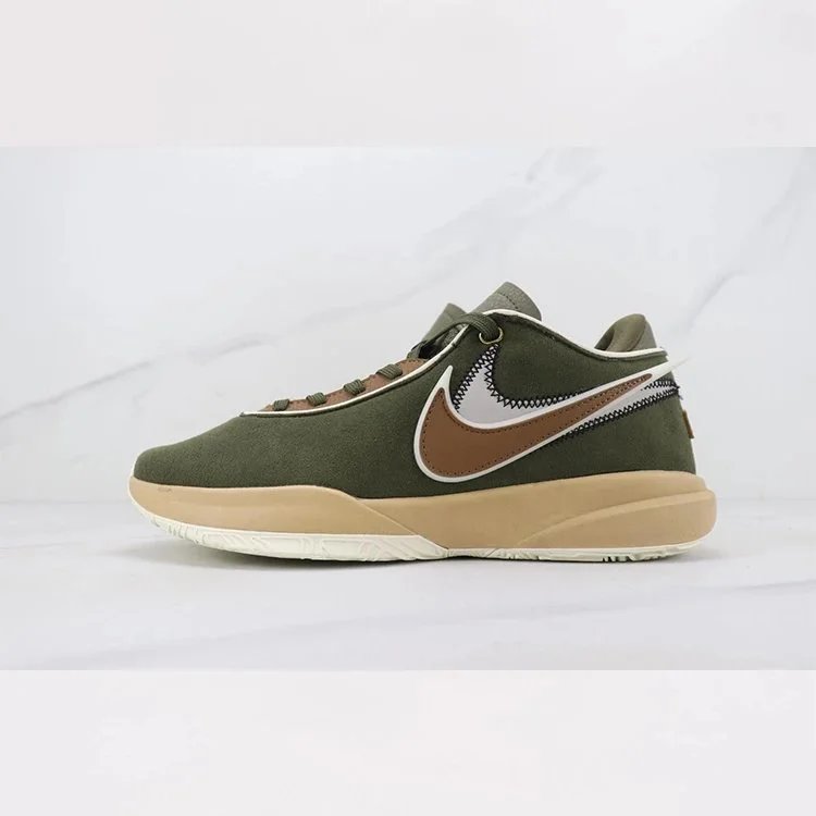 Nike LeBron 20 Olive Suede