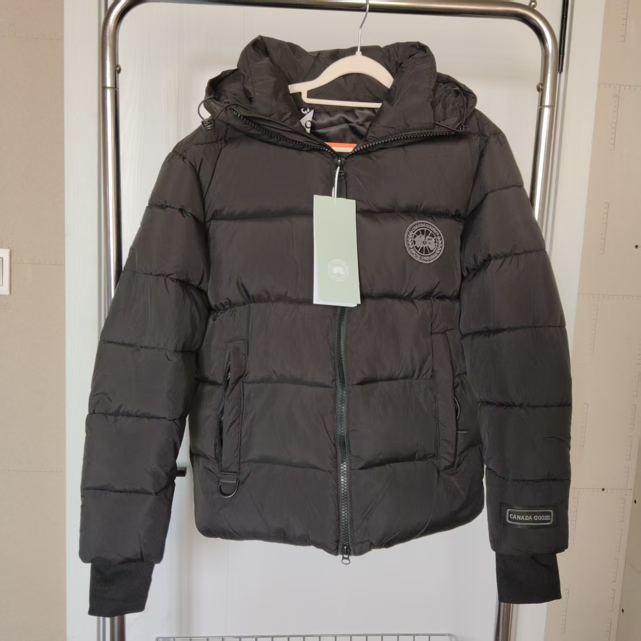 Canada Goose Down Jackets Fur-Trim Hooded Jacket — 32