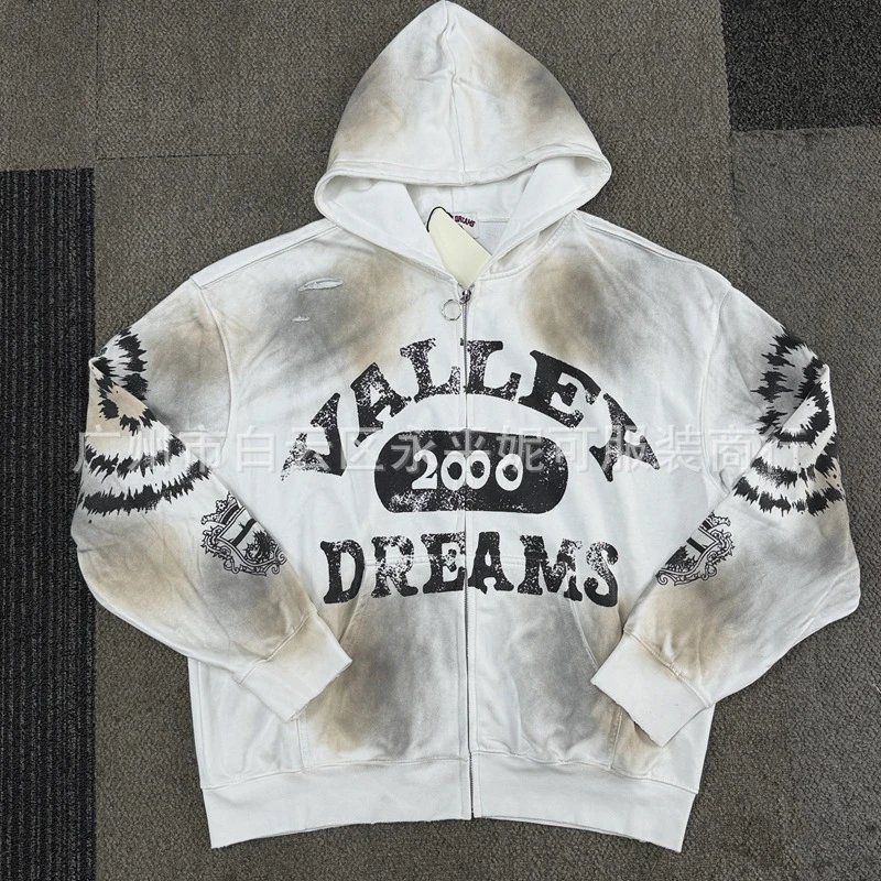 Rhinestone Zip Hoodie and Casual Pants Set photo 2