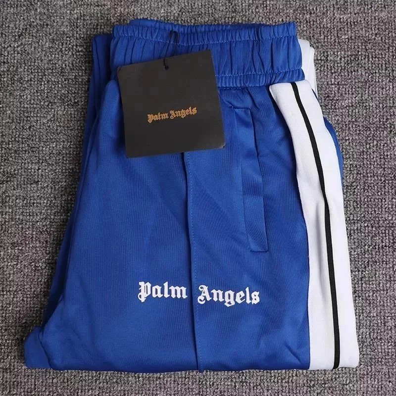 Blue and white pants