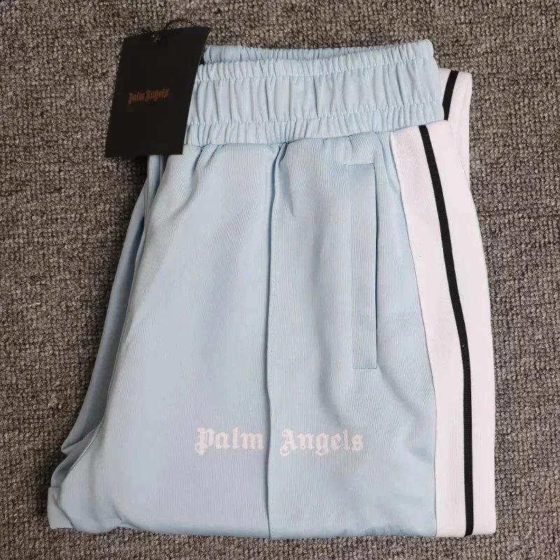 Sky blue and white pants