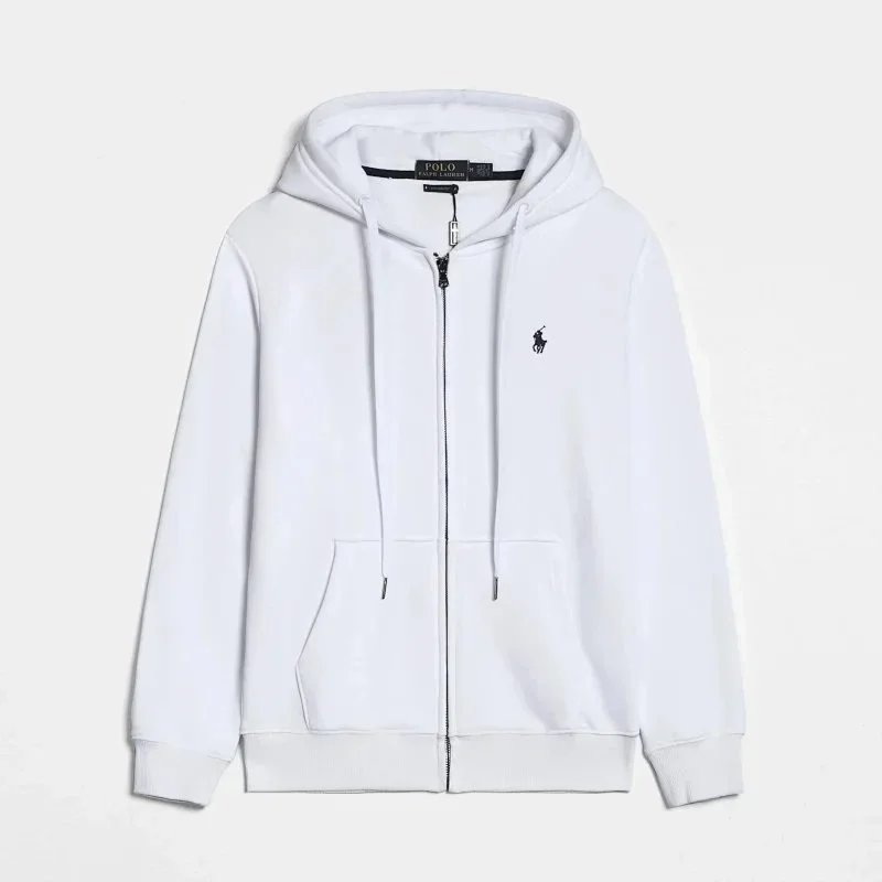 Zipper top: white black label