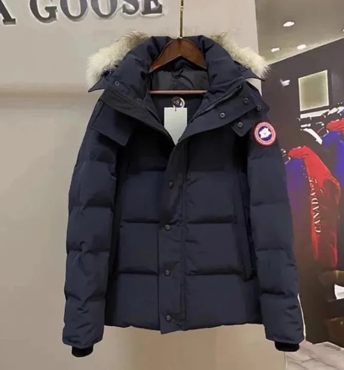 Canada Goose Hooded Down Jacket Wolf Fur photo 3
