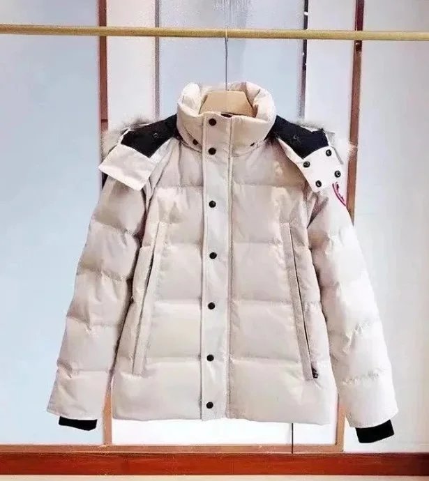 Canada Goose Hooded Down Jacket Wolf Fur photo 4