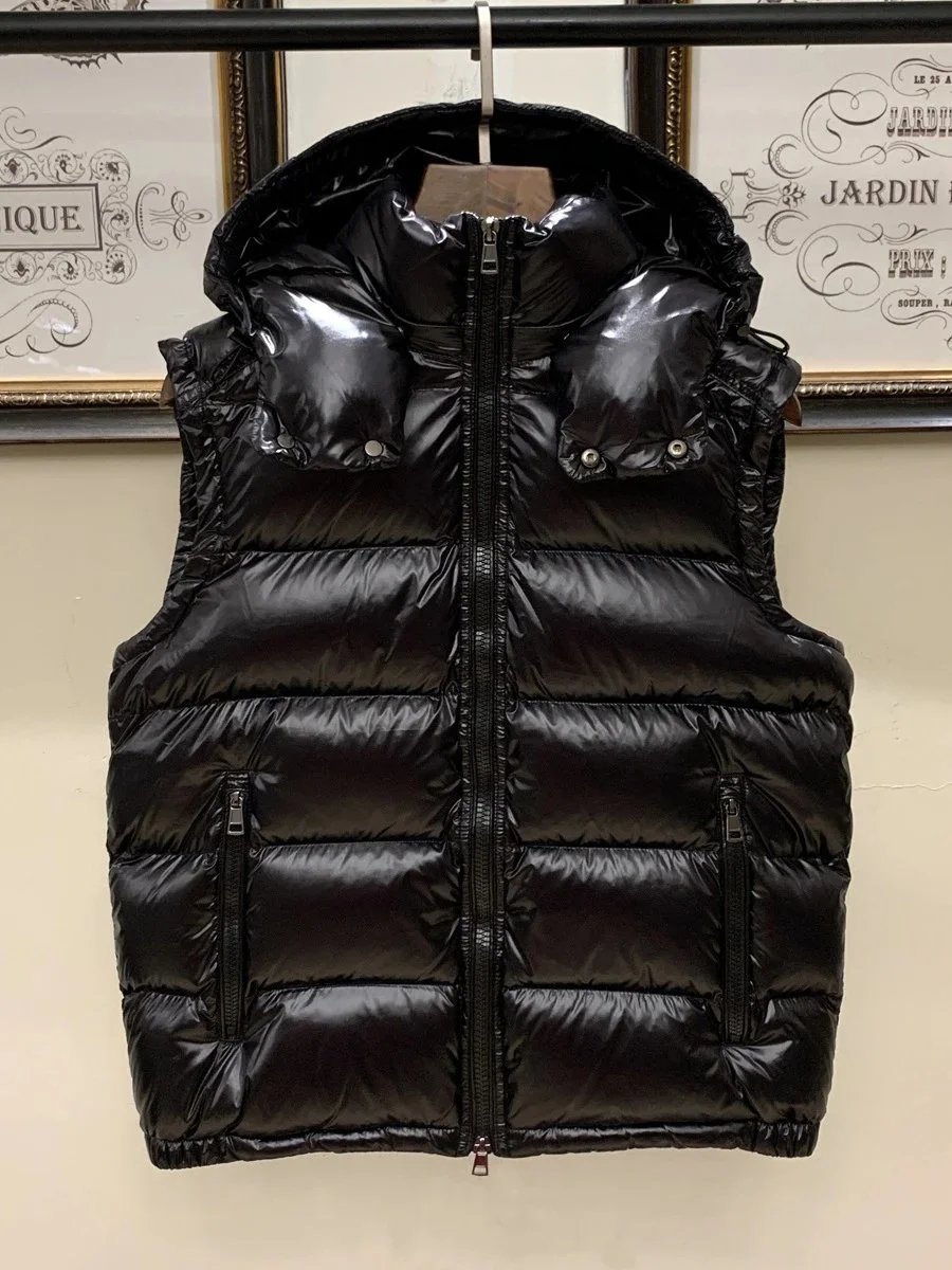 M Home=vest, down jacket, hooded, detachable cap