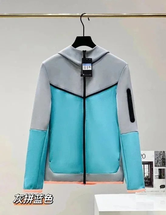 Grey with blue