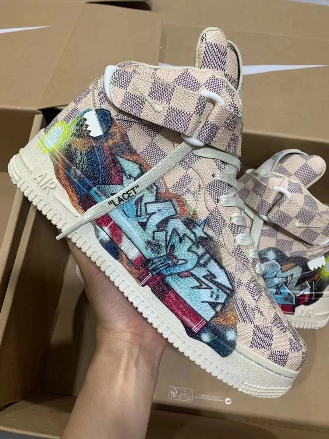 高帮 涂鸦 1A9VE6