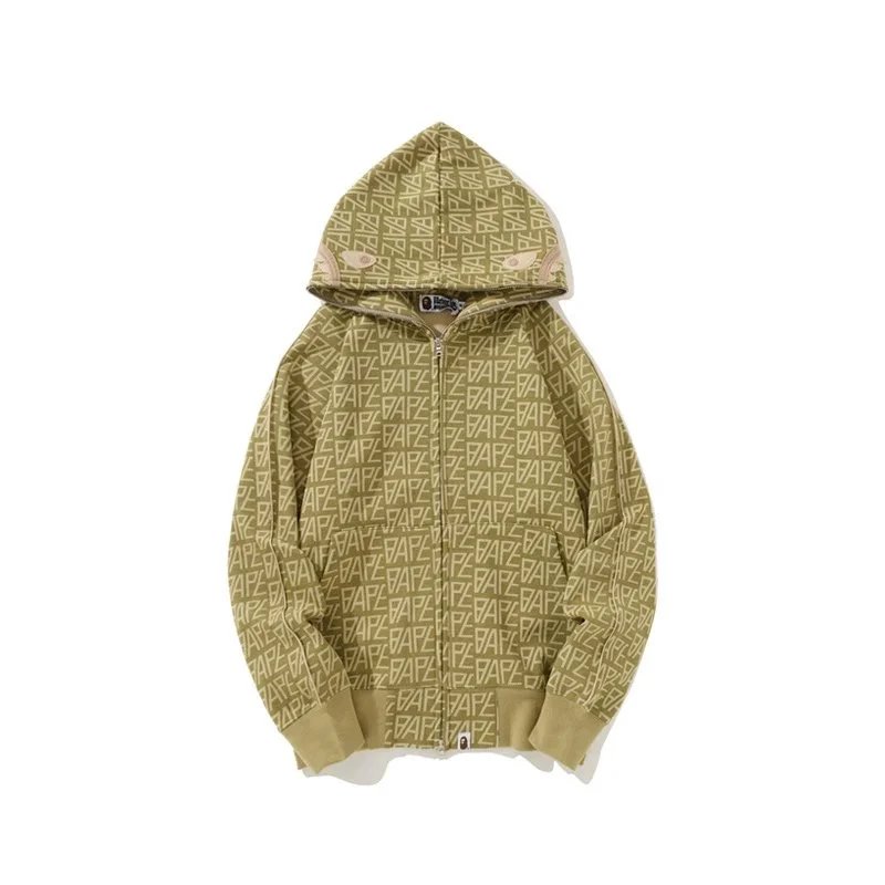 A Bathing Ape Hoodies & Sweatshirts Shark full-zip camouflage hoodie — 6810