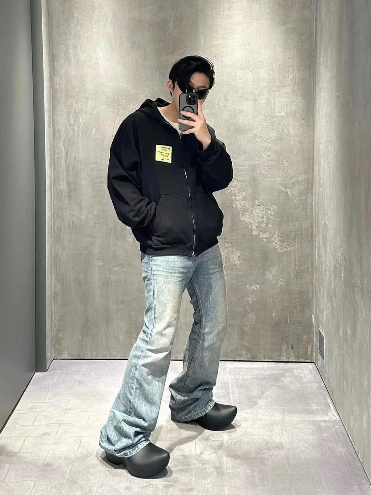Balenciaga Flared Denim Jeans 4