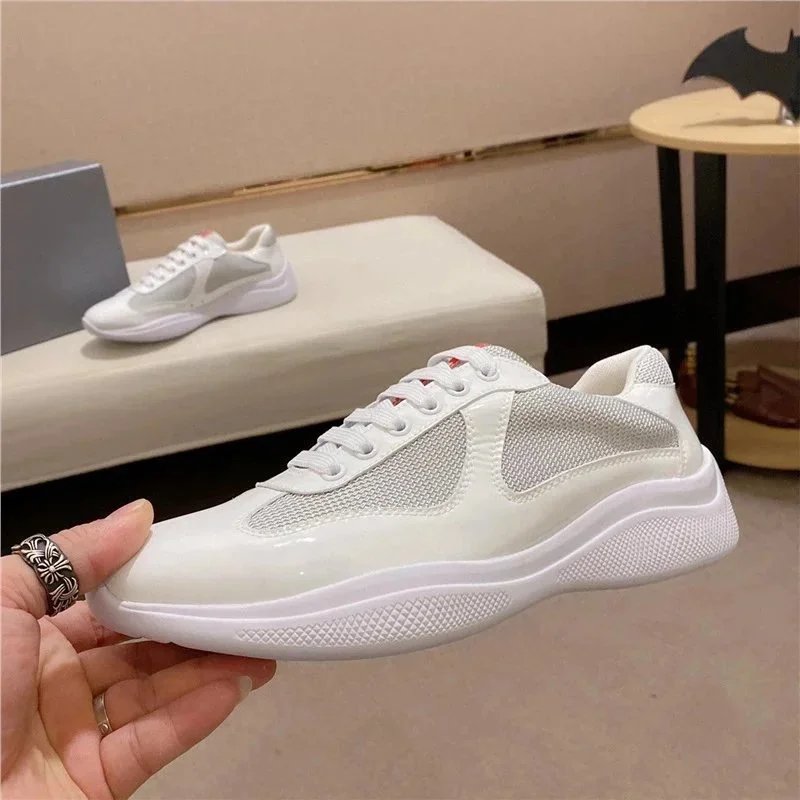 TOPPrada Americas Cup BikerFabric Sneakers Shoes 2