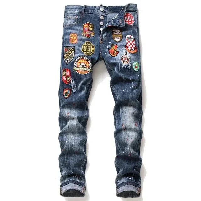 Dsquared2 Jeans Distressed paint-splatter product detail image 11