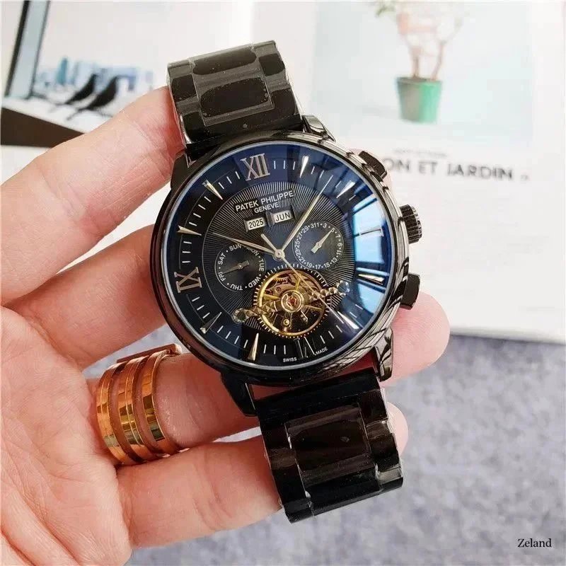 Patek Philippe Nautilus Rose Gold Silver Dial Luxury Watch