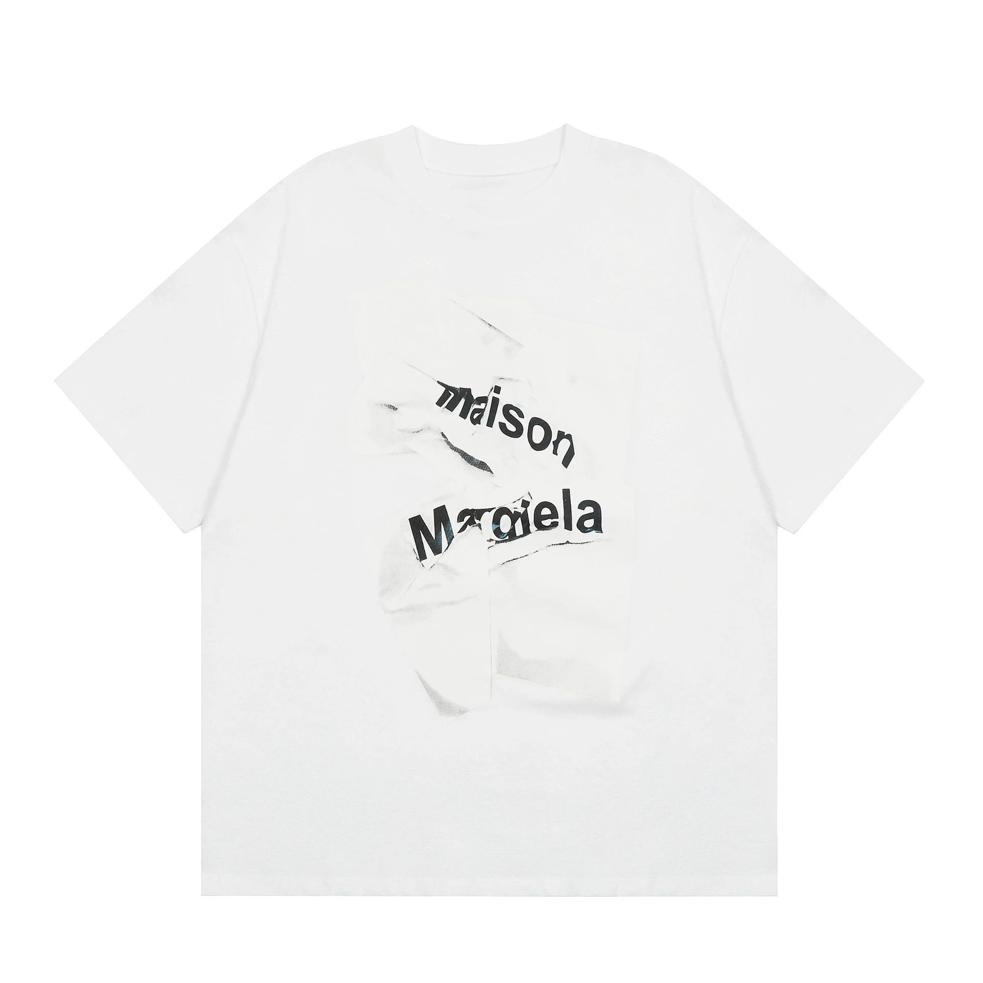 Maison Margiela Tabi Print Black T-Shirt - 12