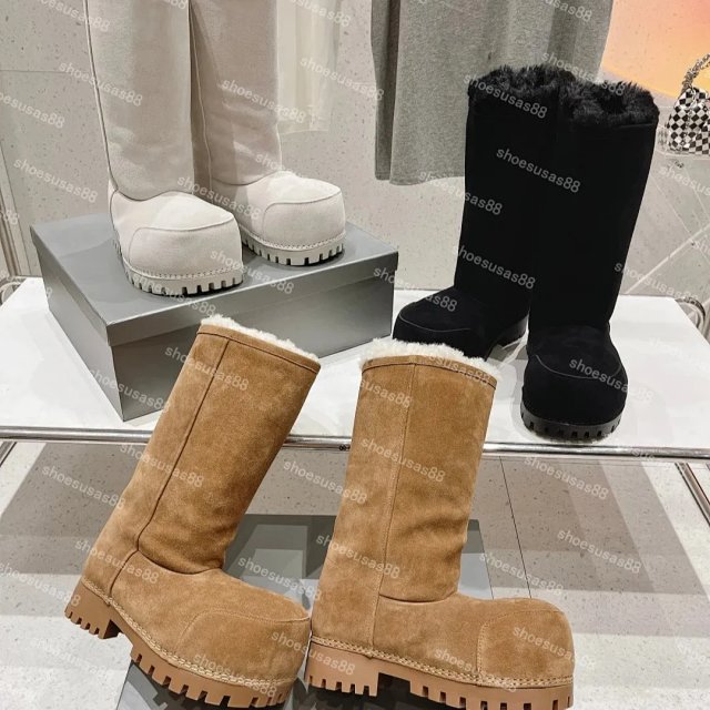 Balenciaga Alaska Fur Boots: seller detail photo 1