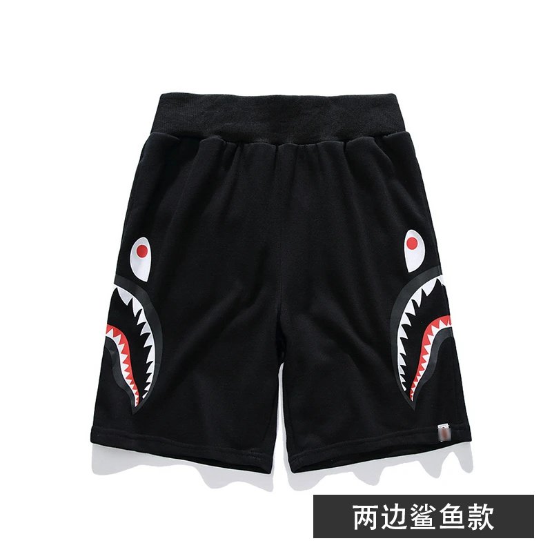 Black shark shorts on both sides