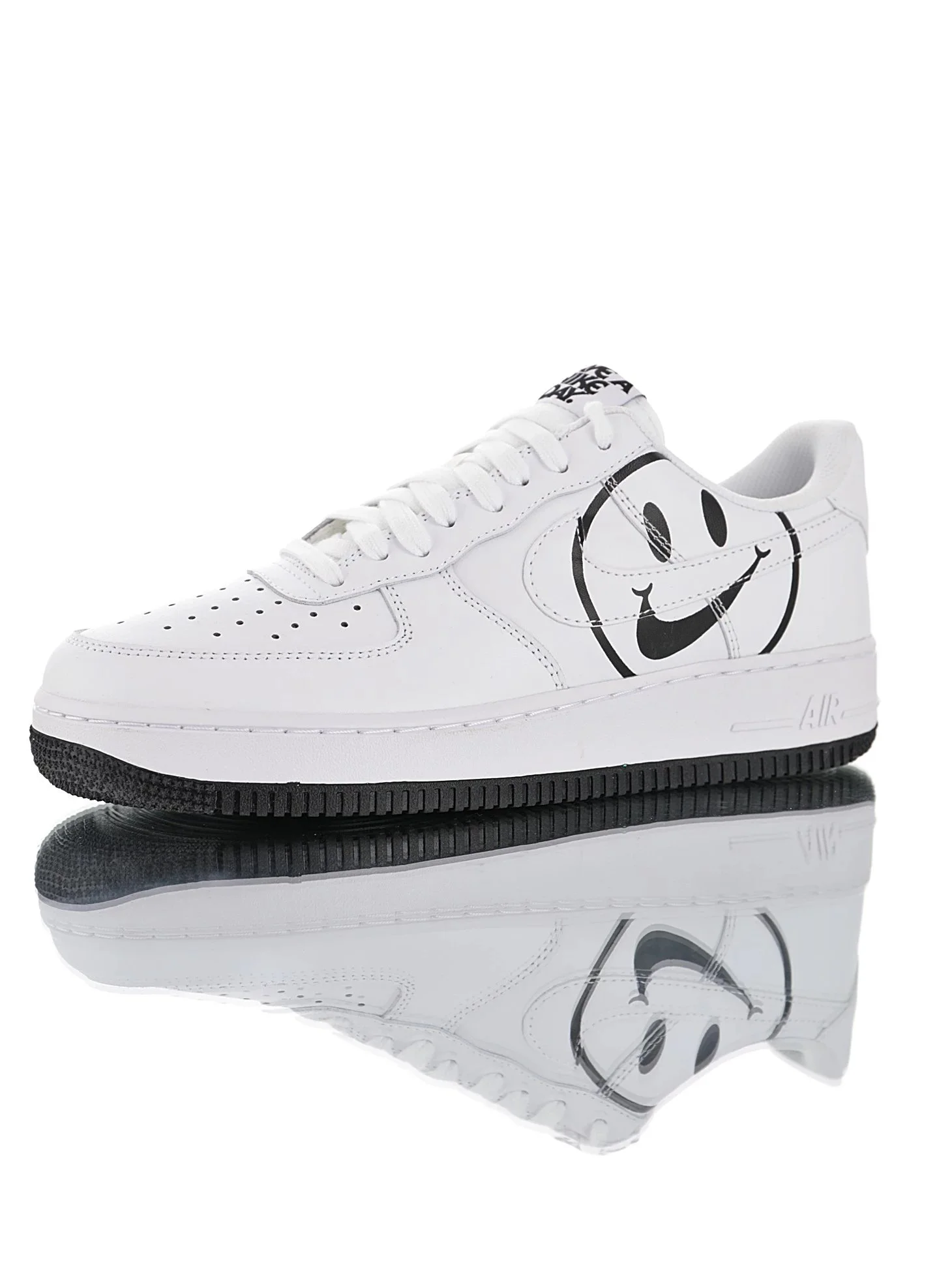 包邮原装耐克Nike Air Force 1 ′07 LV8 Have a Nike Day笑脸空军一号