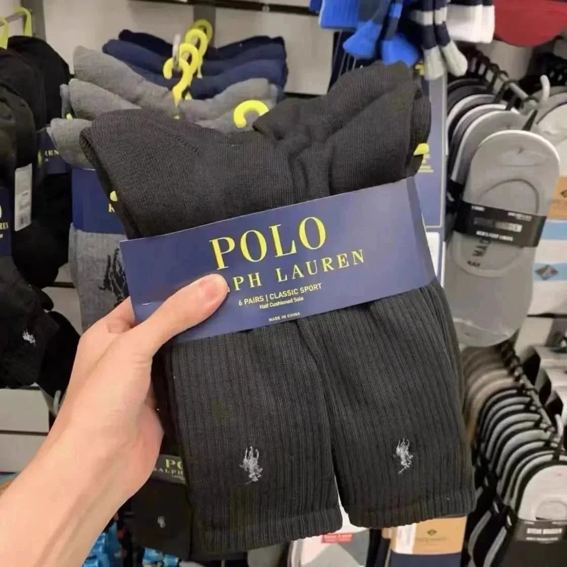 Black Long-6 Pairs*High version