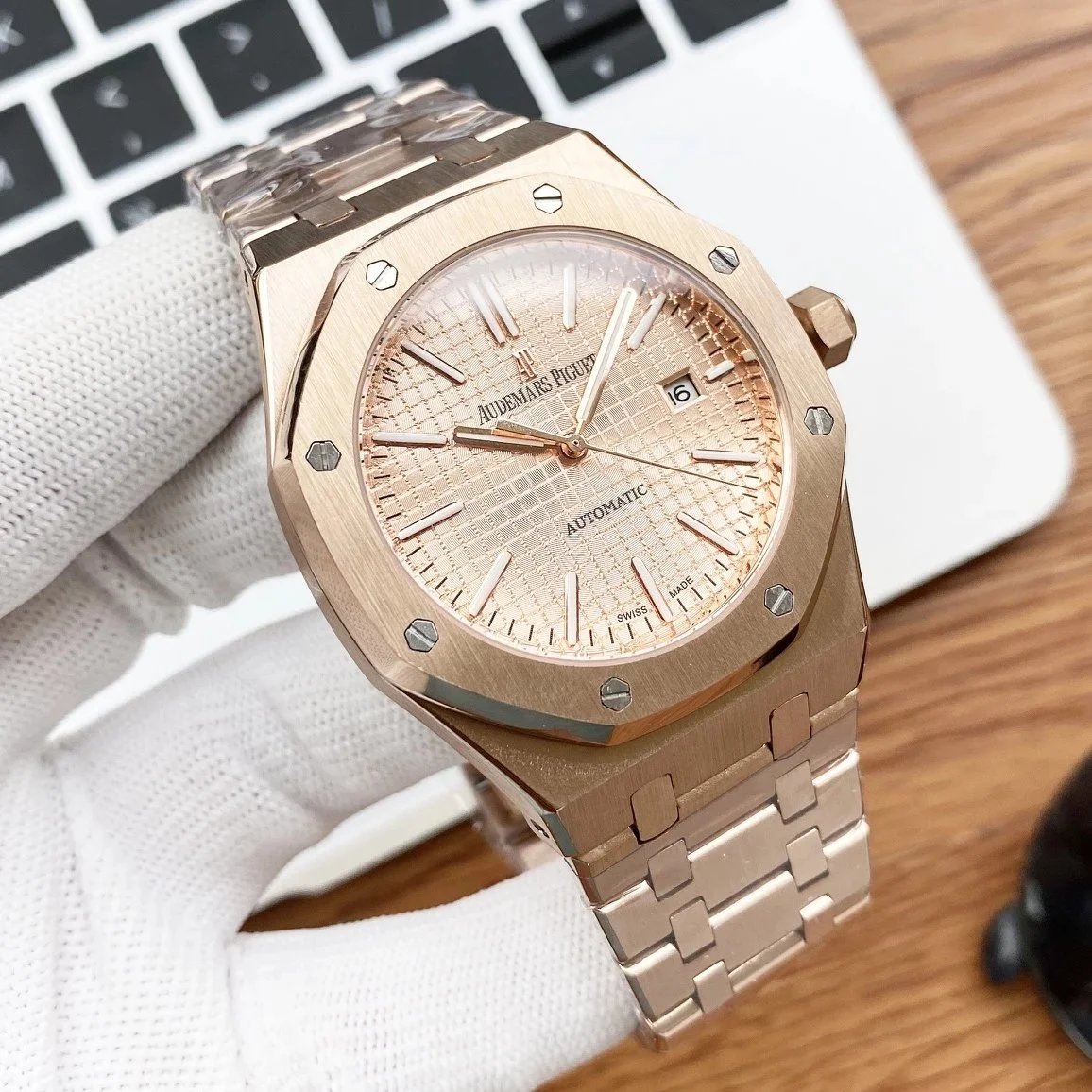 玫金壳·玫金盘钢带