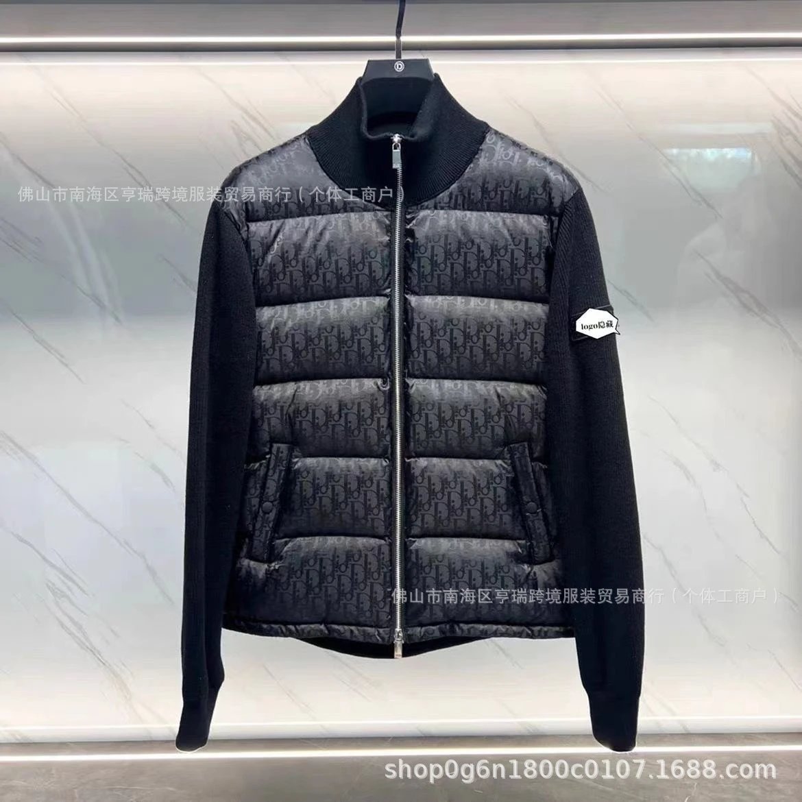 Un Find针织拼接休闲羽绒服131901