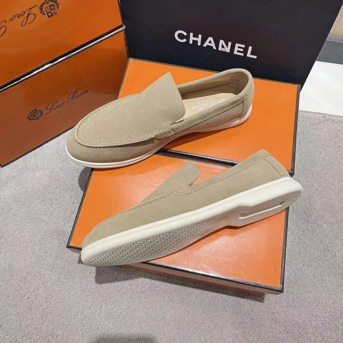 Men's Summer L Fu Shoes Casual Flat Shoes