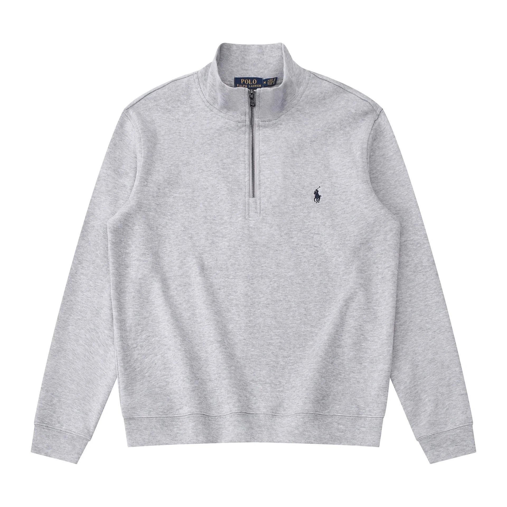 603 Half-Zip Grey Black Horse