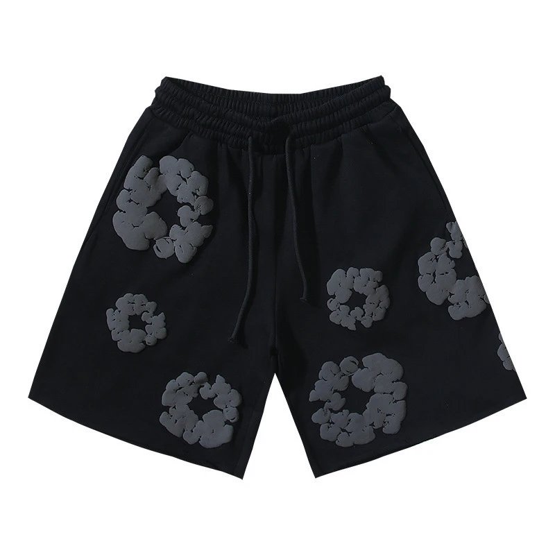 Black gray shorts
