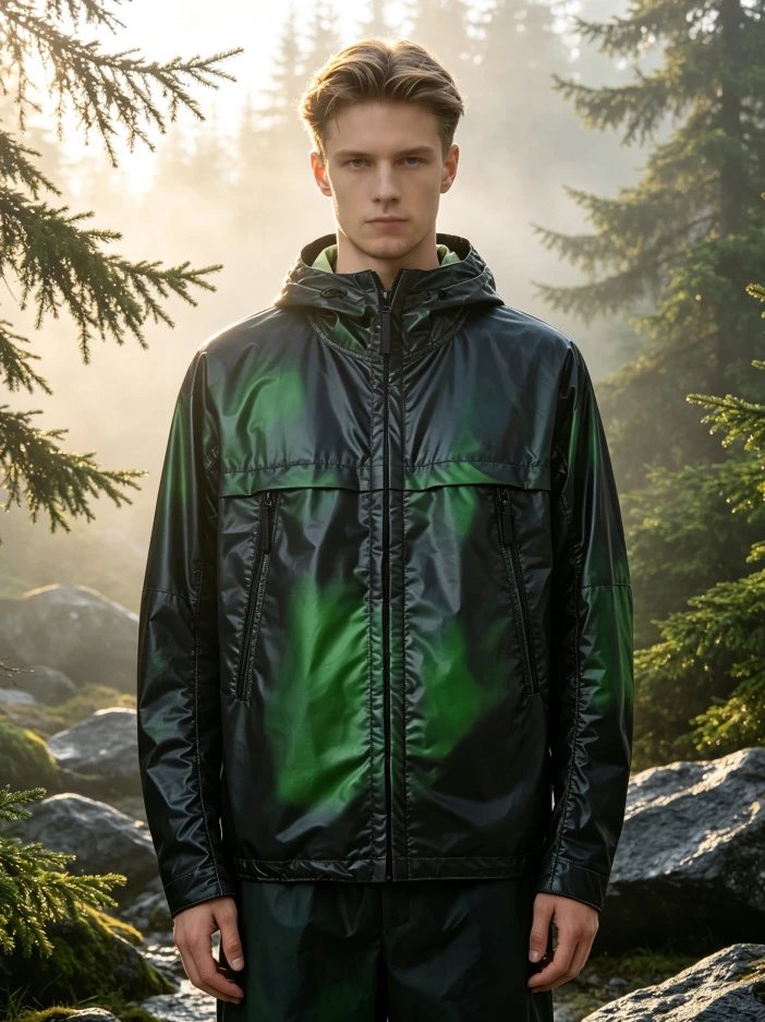 Black [thermal reaction turns green】