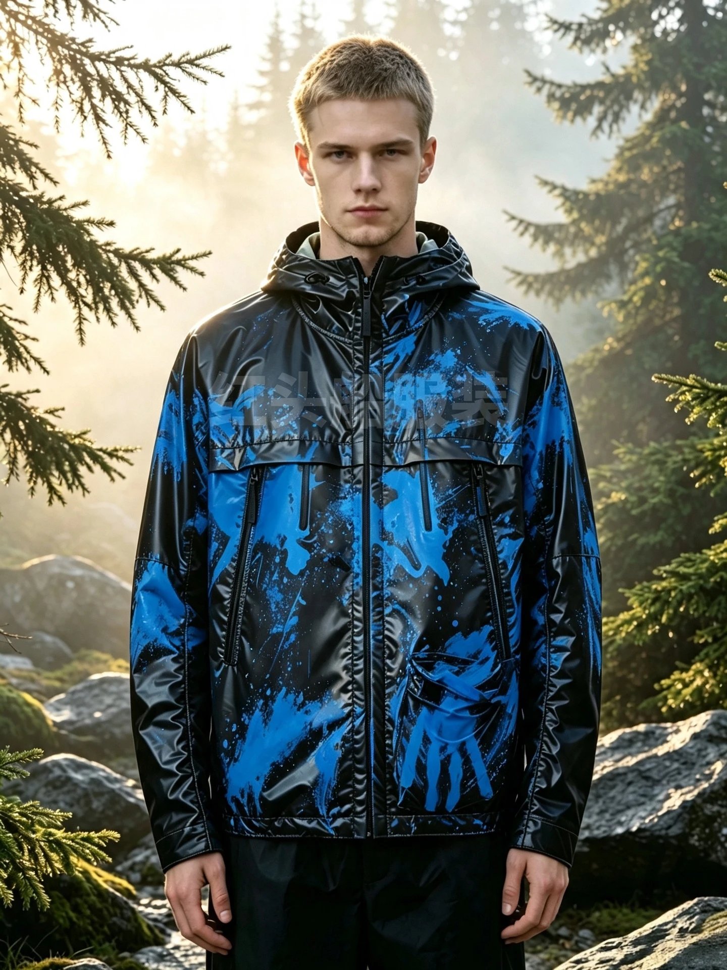 Black [thermal reaction turns blue】