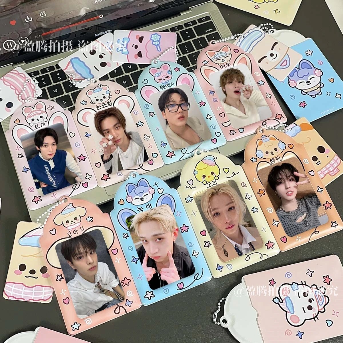 Porta-cartões Straykids Animal Plastic Collection em PVC par-008452